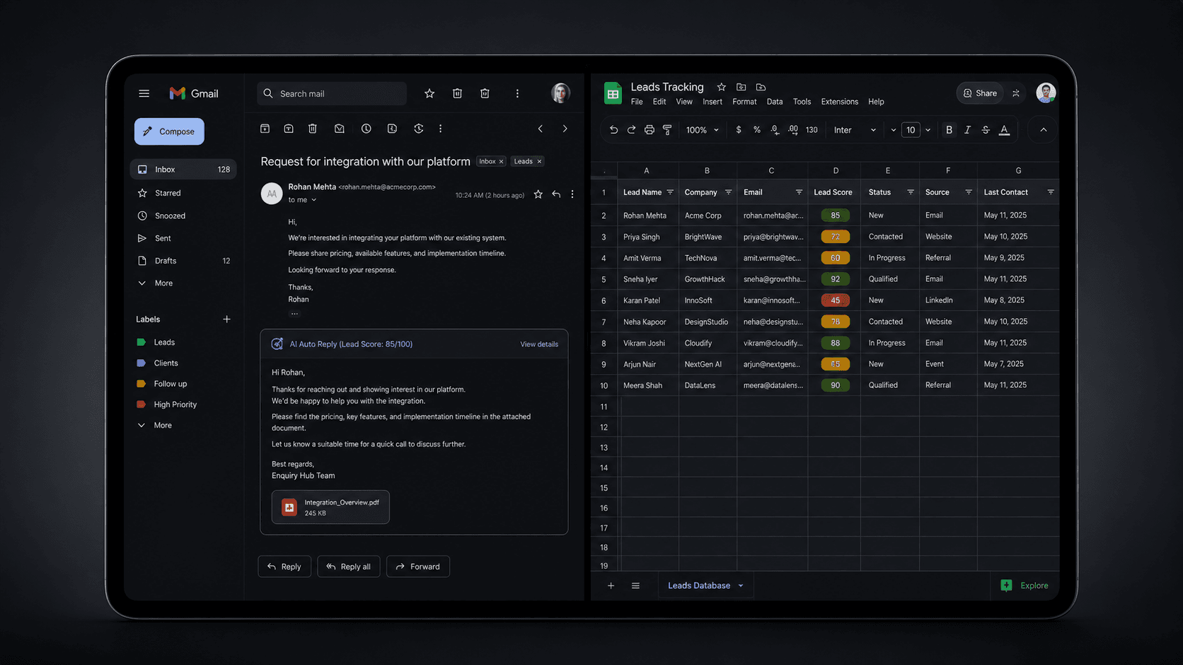 Email Automation System — view 3