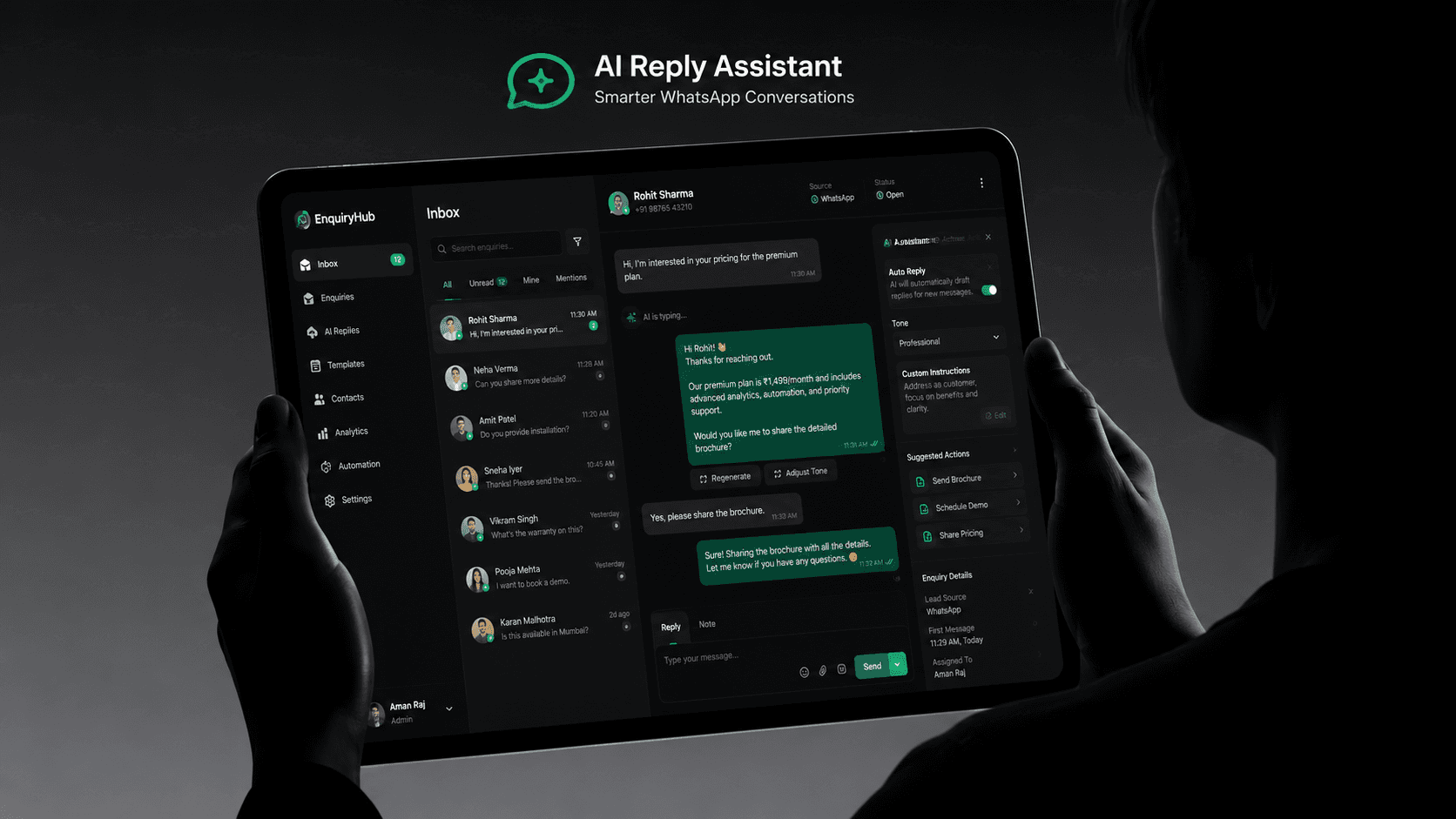 WhatsApp Chatbot — view 3