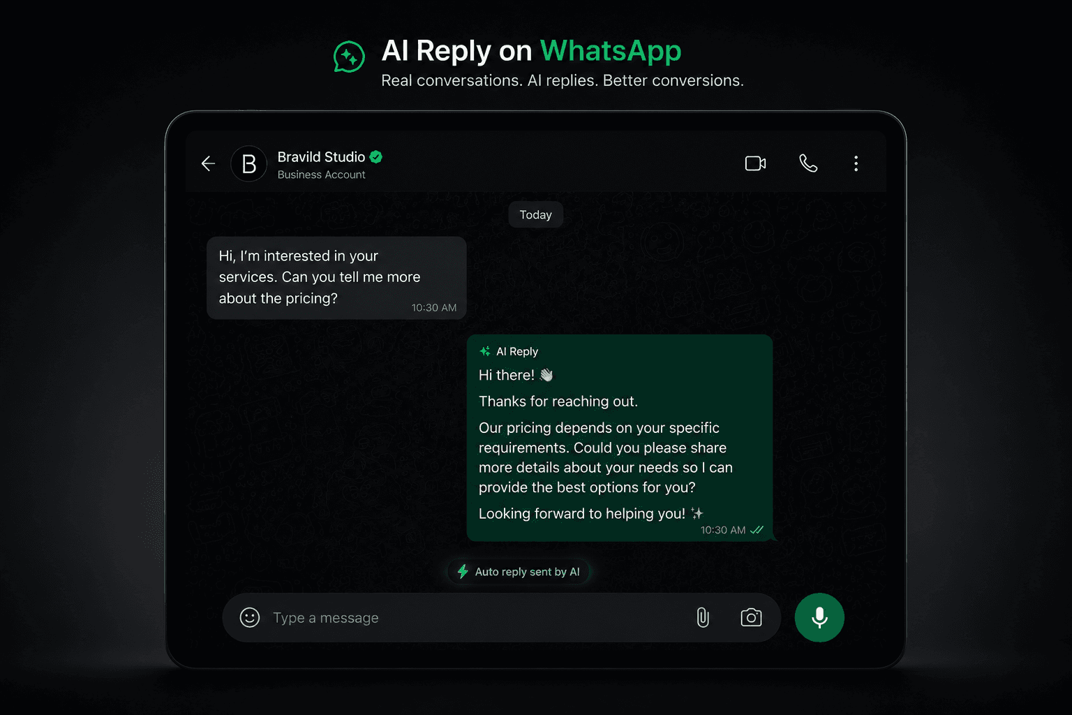 WhatsApp Chatbot — view 2